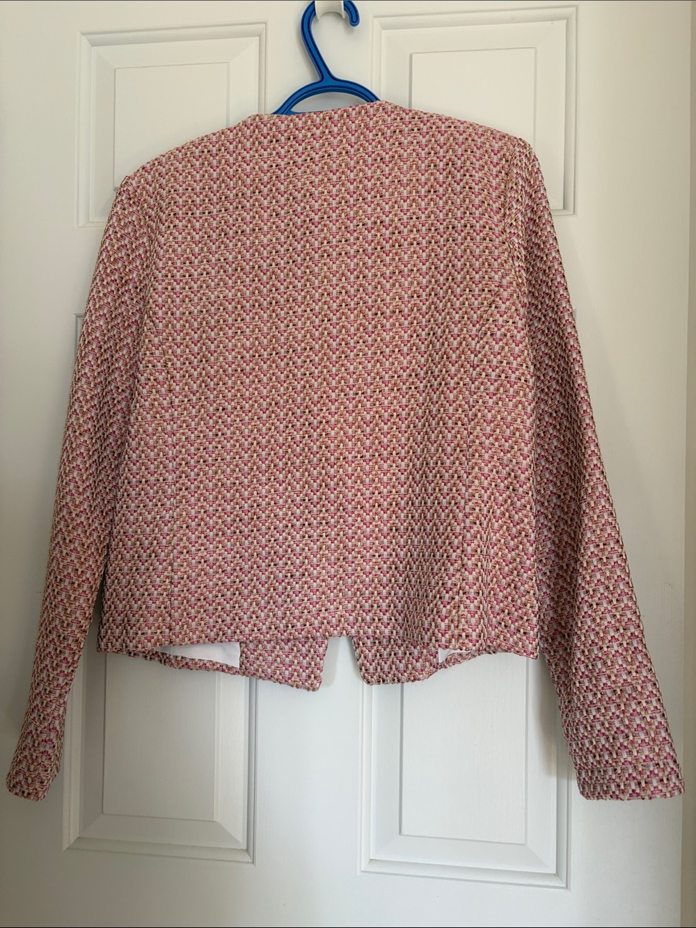 Joseph Ribkoff Pink Multi-Color Tweed Blazer - Picture 3 of 8